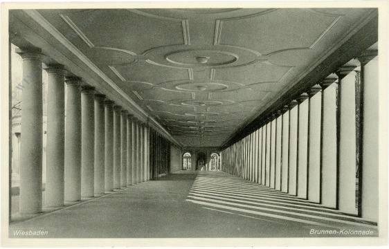 wiesbaden, brunnen kolonnade