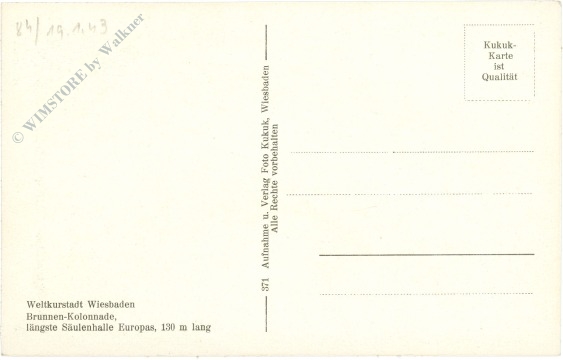 wiesbaden, brunnen kolonnade