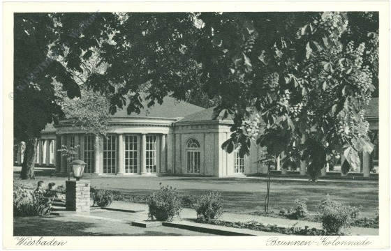 wiesbaden, brunnen kolonnade