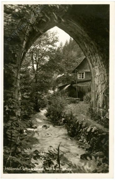 freiburg, höllental schwarzwald, mühle im löffeltal