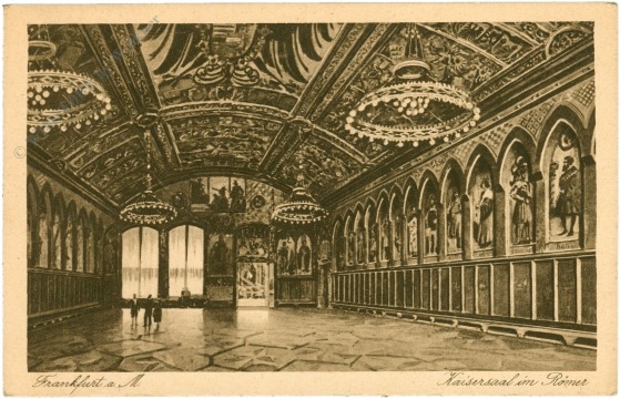 frankfurt am main, kaisersaal im römer
