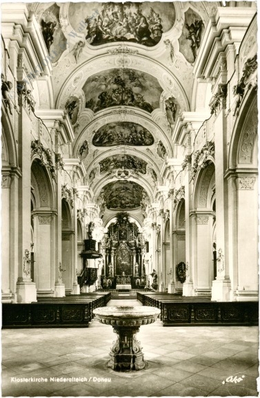 niederalteich an der donau, klosterkirche niederalteich an der donau, klosterkirche
