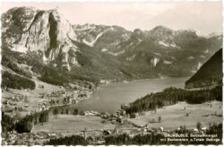 grundlsee, mit backenstein und totem gebirge