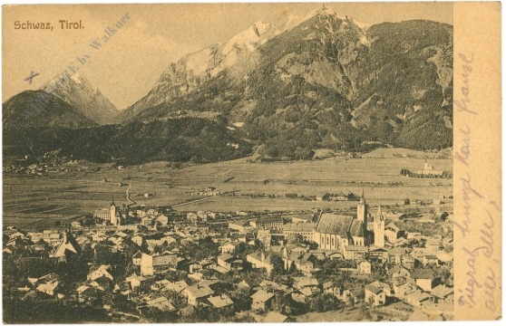 schwaz in tirol, ortsansicht