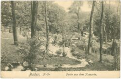 baden, partie aus dem kurparke