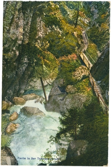 ferlach, partie in der tscheppaschlucht