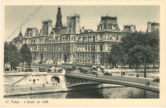 paris, rathaus