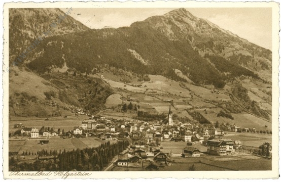 bad hofgastein, ortsansicht