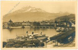 luzern, quai und pilatus