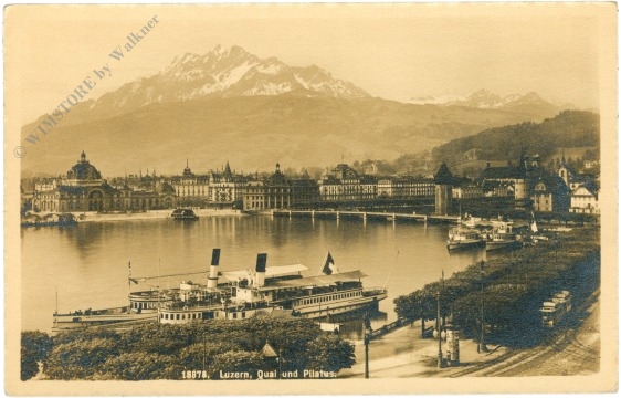 luzern, quai und pilatus luzern, quai und pilatus