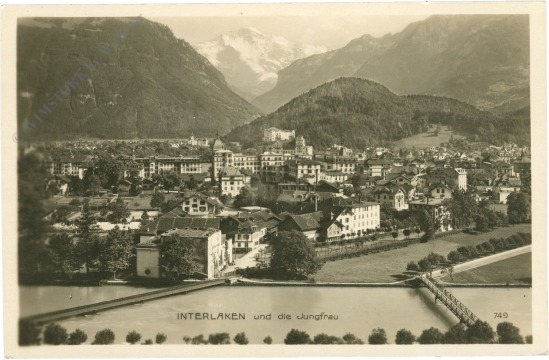 interlaken, und die jungfrau interlaken, und die jungfrau