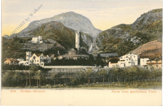 bozen gries, partie beim gescheibten turm