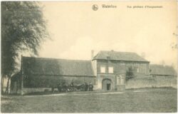 waterloo, vue generale d'hougoumont