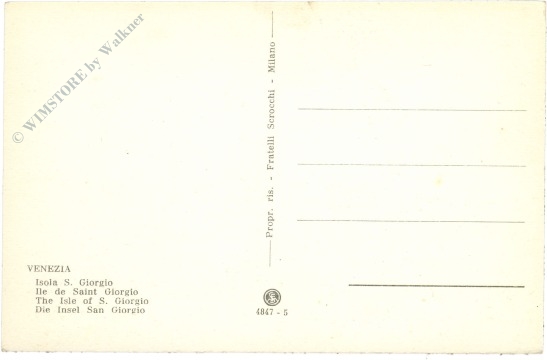 venedig, die insel san giorgio