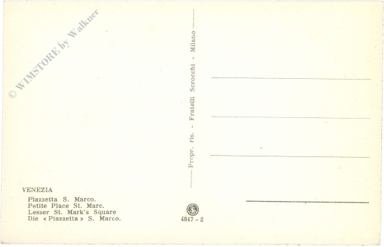 venedig, die piazetta s. marco