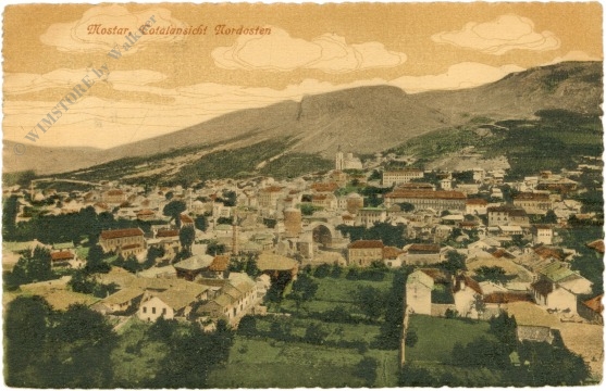 mostar, totalansicht