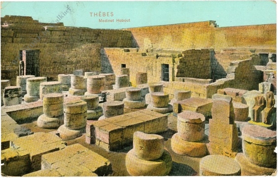 theben, medinet hobout