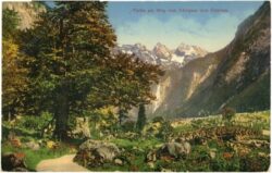 königsee, partie am weg vom königsee zum obersee