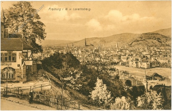 freiburg im breisgau, blick vom lorettoberg