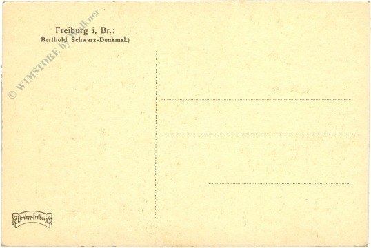 freiburg, berthold schwarz denkmal