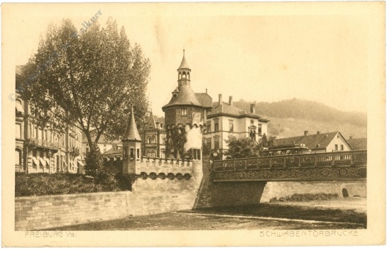 freiburg, schwabentorbrücke