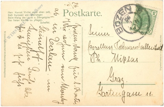 bozen, burg runkelstein, hofpartie gegen vintlers sommerhaus