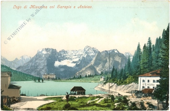 misurina see, ansicht