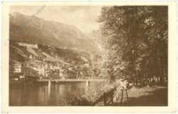 innsbruck, innsteg und innquai mit hötting und hungerburg