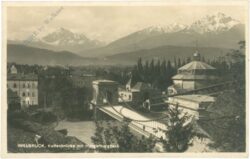 innsbruck, kettenbrücke mit hungerburgbahn