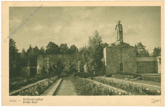 riga, heldenfriedhof