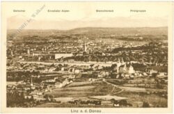 linz an der donau, ortsansicht