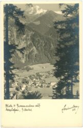 mayrhofen, blick von oben