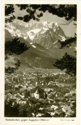 garmisch partenkirchen, gegen zugspitze