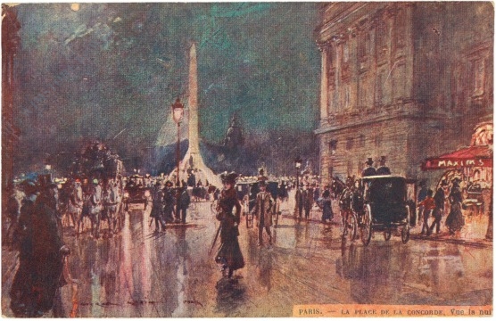 paris, place de la concorde