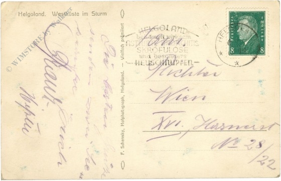 helgoland, westküste im sturm