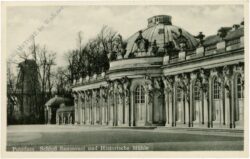 potsdam, schloss sanssouci und historische mühle