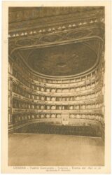 cesena, inneres des theaters