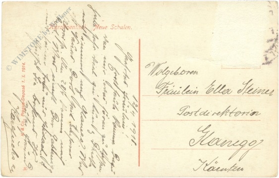 prag, karolinenthal, neue schulen