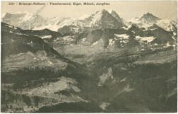 brienzer rothorn, fiescherwand, eiger, mönch, jungfrau