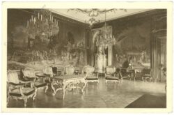 wien 13, schloss schönbrunn, gobelinsaal mit brüsseler gobelins