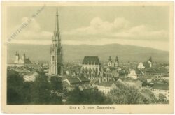 linz an der donau, vom bauernberg