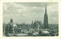 wien 1, blick v. hochhaus stephanskirche