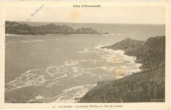 le grouin, la grande riviere et i'lle des landes le grouin, la grande riviere et i'lle des landes