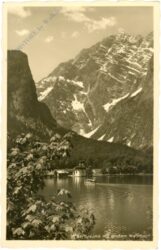 königsee, st. bartholomä mit großem watzmann