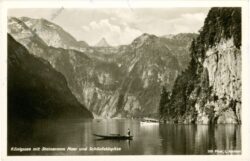 königsee, mit steinernem meer und schönfeldspitze
