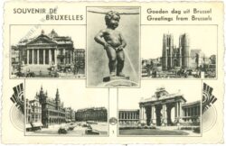 brüssel, multiansicht