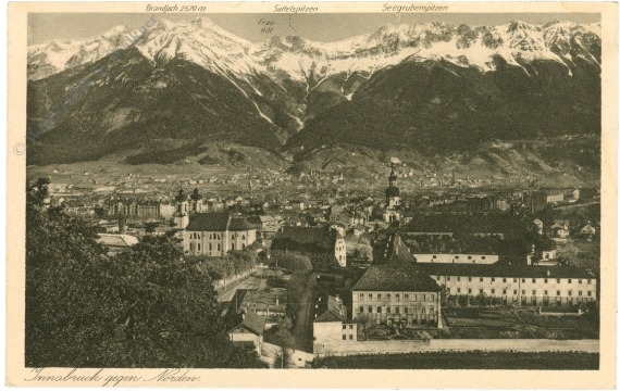 innsbruck, gegen norden