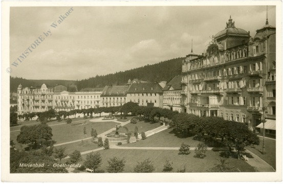 marienbad, goetheplatz