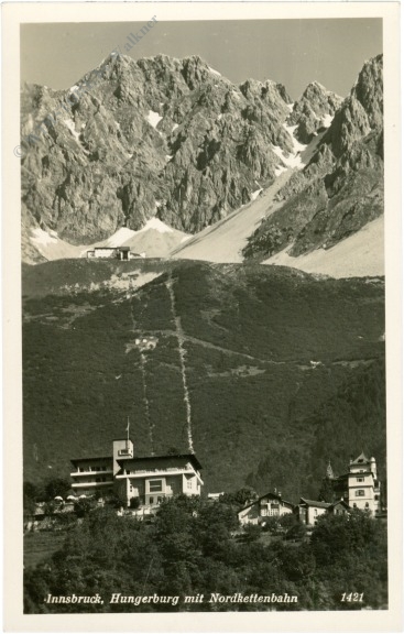 innsbruck, hungerburg mit nordkettenbahn