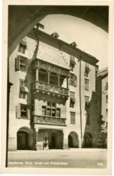 innsbruck, gold. dachl mit platzbrünnl
